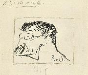 Portrait of A.J.J. de Winter, Theo van Doesburg